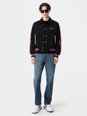 Amiri Bones Jacket Men Outerwear Black Red | NOCVXGY-85