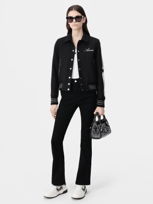 Amiri Bones Jacket Women Outerwear Black | BQVNEUL-79