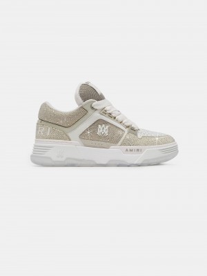 Amiri Crystal Ma-1 Men Sneakers Alabaster | BZFGNTX-84