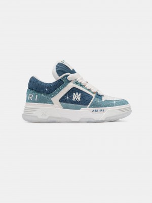 Amiri Crystal Ma-1 Men Sneakers Blue | JGPEAVT-27