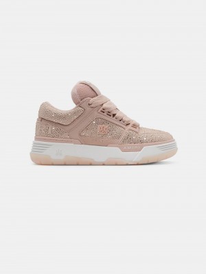 Amiri Crystal Ma-1 Women Sneakers Pink | OGEYPLQ-87