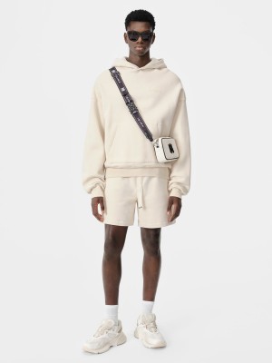 Amiri Embroidered Short Men Shorts Birch | ESRGUWI-41