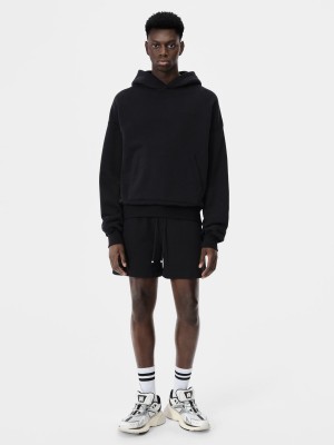 Amiri Embroidered Short Men Shorts Black | GUNLXZD-76