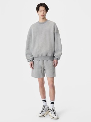 Amiri Embroidered Short Men Shorts Grey | KZALUMH-67