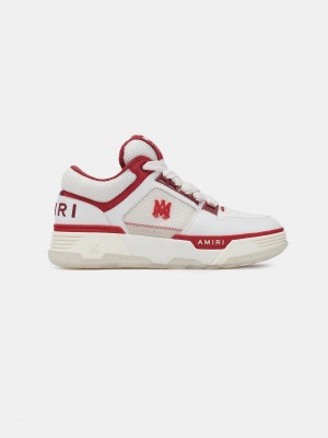 Amiri Ma-1 Men Sneakers Red White | LHTQKUZ-54
