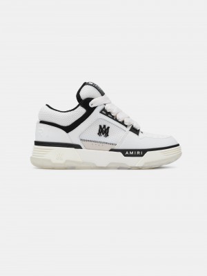 Amiri Ma-1 Men Sneakers White Black | YXCIQJN-85