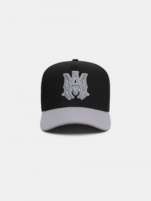 Amiri Ma Canvas Hat Men Hats Black Grey | HGEQSDU-68