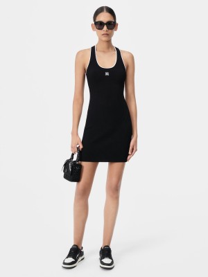 Amiri Ma Mini Dress Women Knitwear Black | QBNVAFW-06