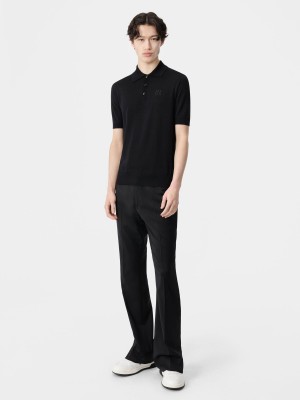 Amiri Ma Polo Men Knitwear Black | OPGXLYT-98