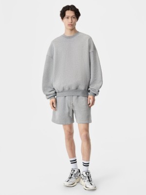 Amiri Oversized Crew Men Sweatshirts Grey | XNJUVQP-64