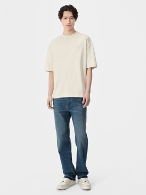 Amiri Oversized Tee Men T Shirts Birch | ZACRSJI-03