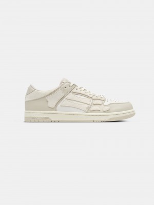 Amiri Skel-top Low Women Sneakers Alabaster | PMUCWTS-40