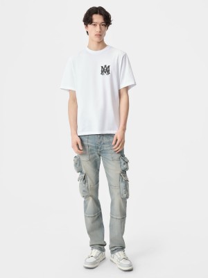 Amiri Tactical Cargo Men Denim Indigo | FERBZLW-25