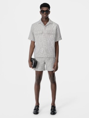 Amiri Tweed Flap Pocket Pull On Short Men Shorts Cerulean | BYEMSHI-25