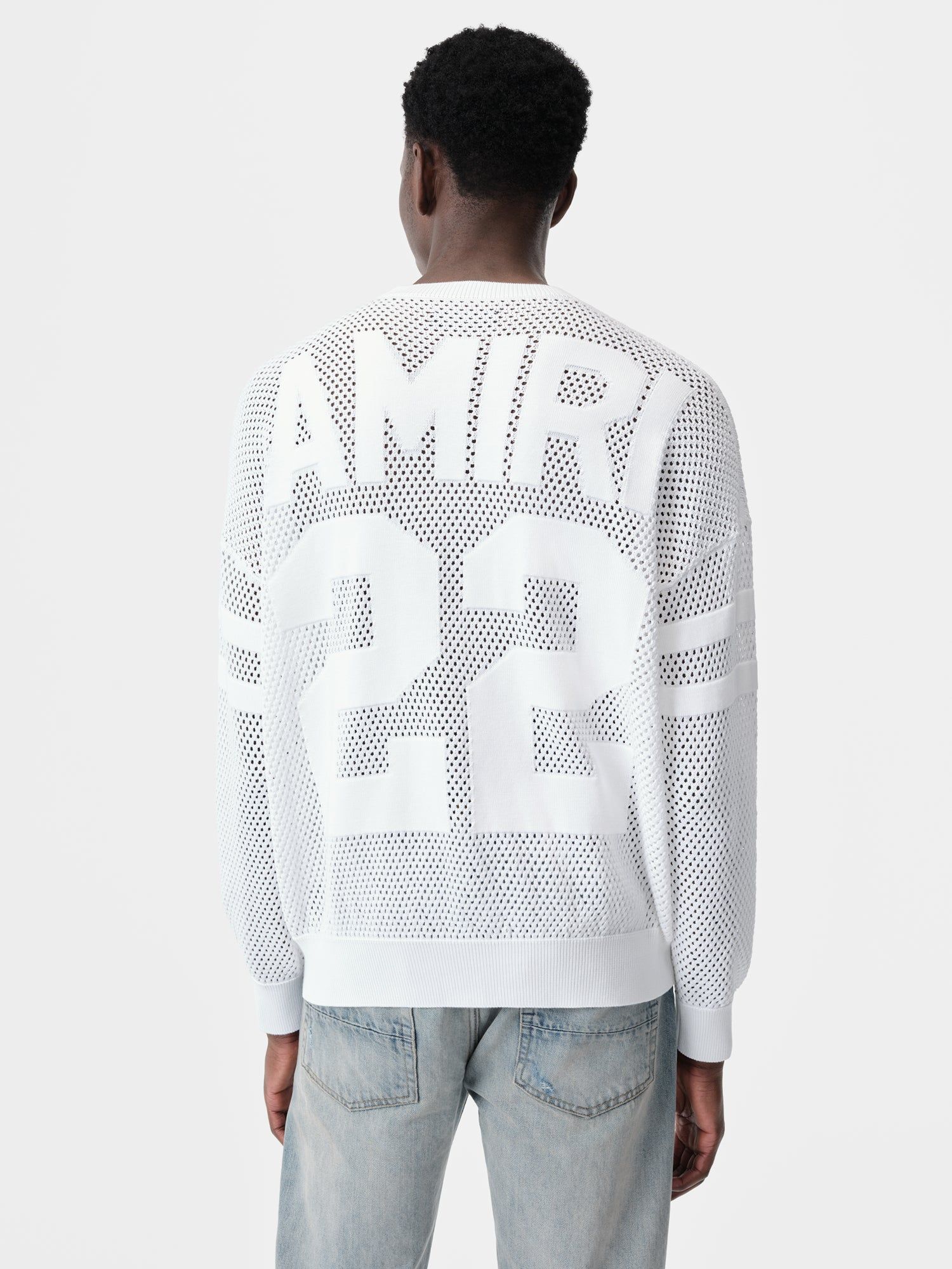 Amiri 22 Crew Men Knitwear White | EGIVBUD-37