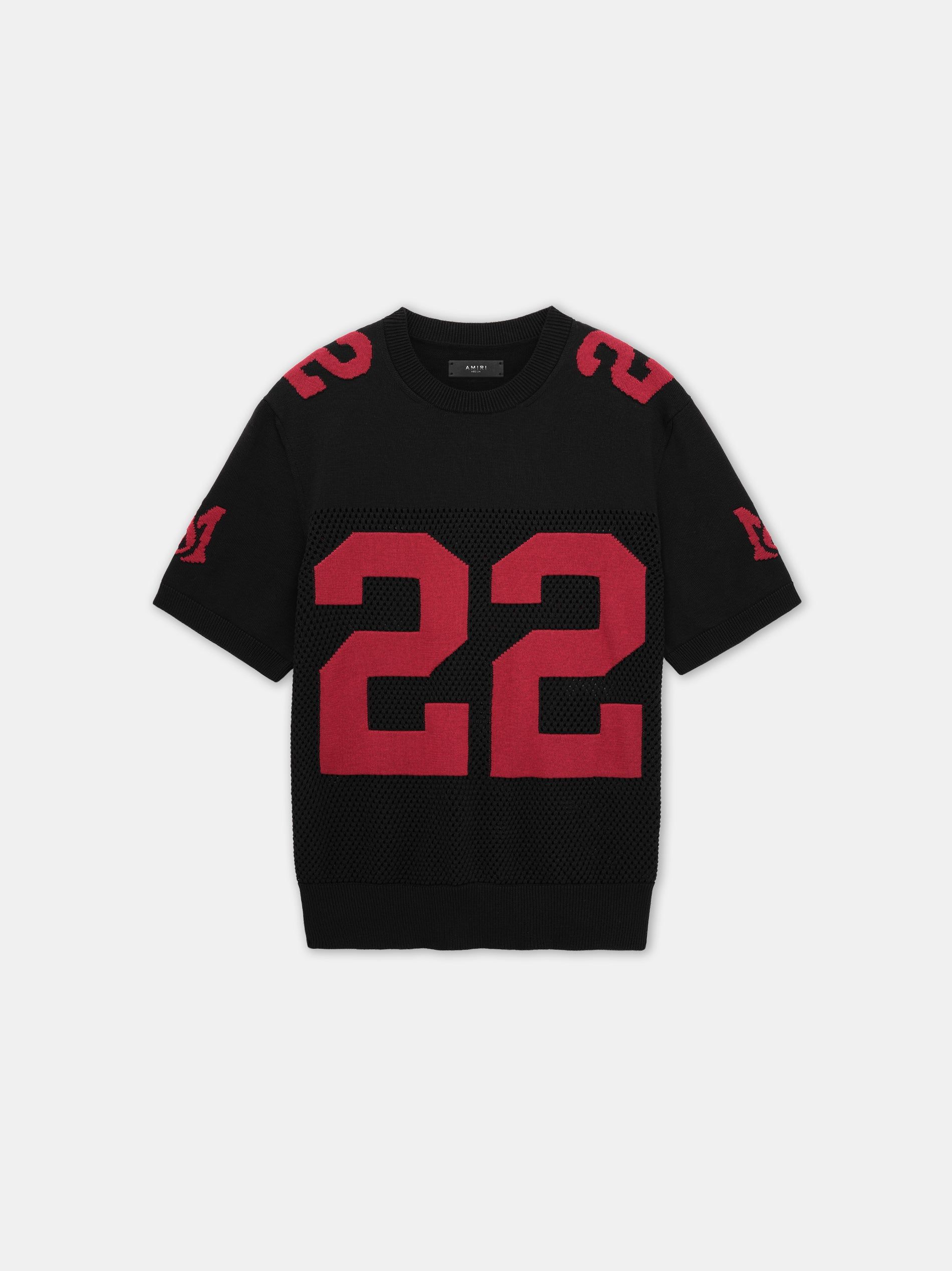 Amiri 22 Tee Men Knitwear Black Red | BQDMJRC-29