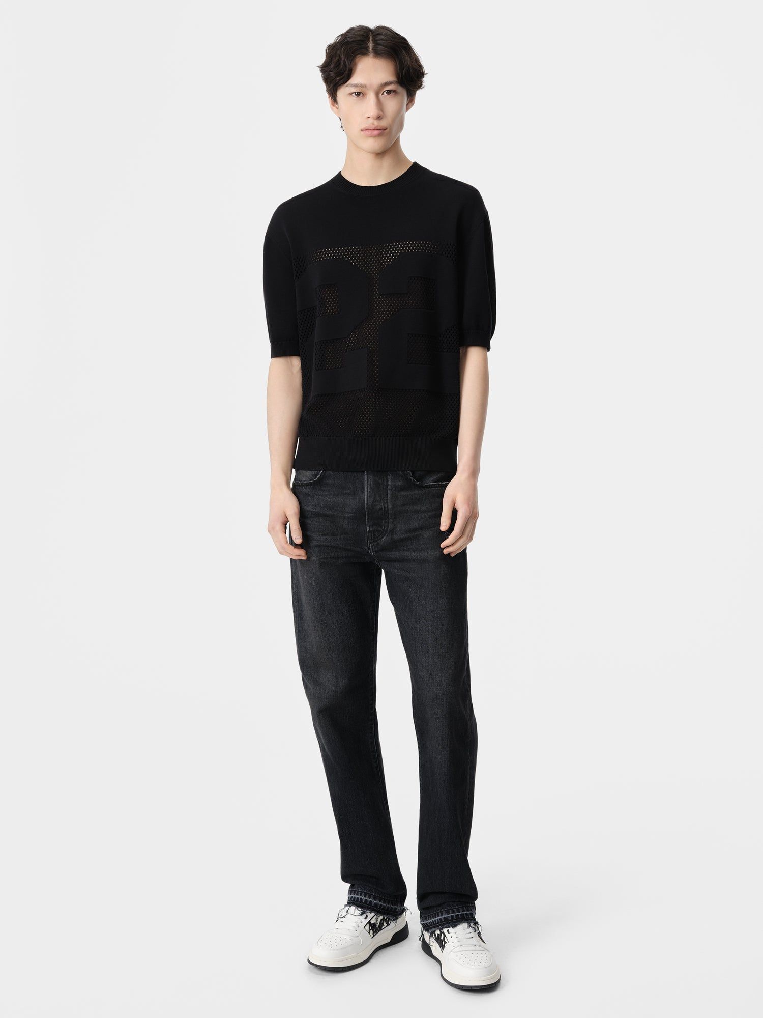 Amiri 22 Tee Men Knitwear Black | FNTHMSI-30