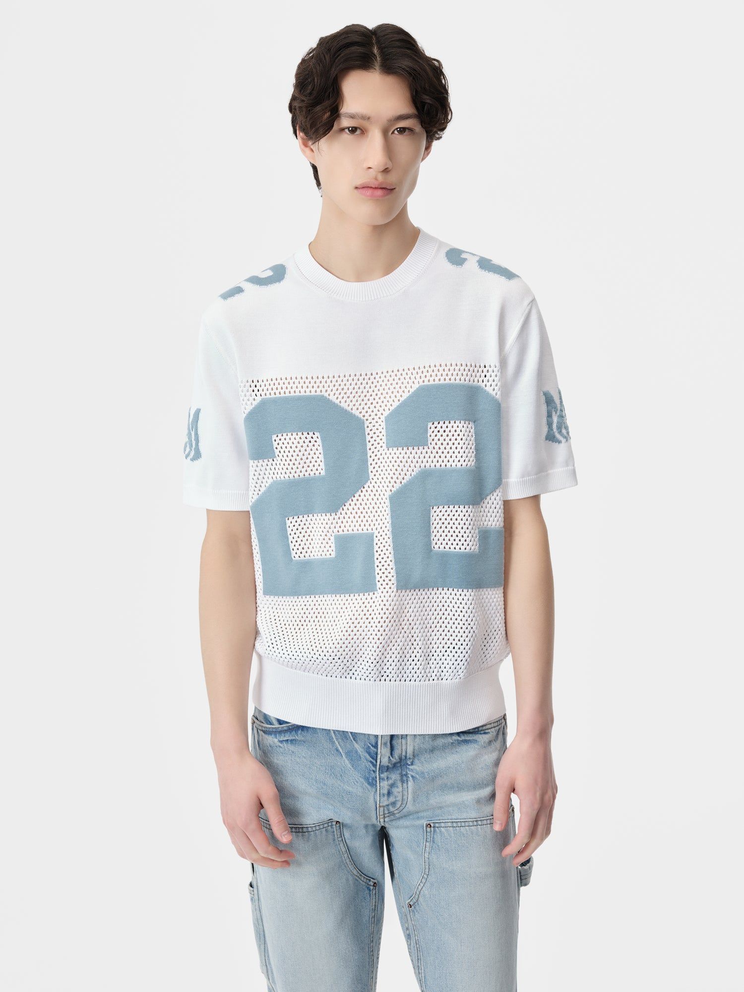 Amiri 22 Tee Men Knitwear White | RNXDAKU-70