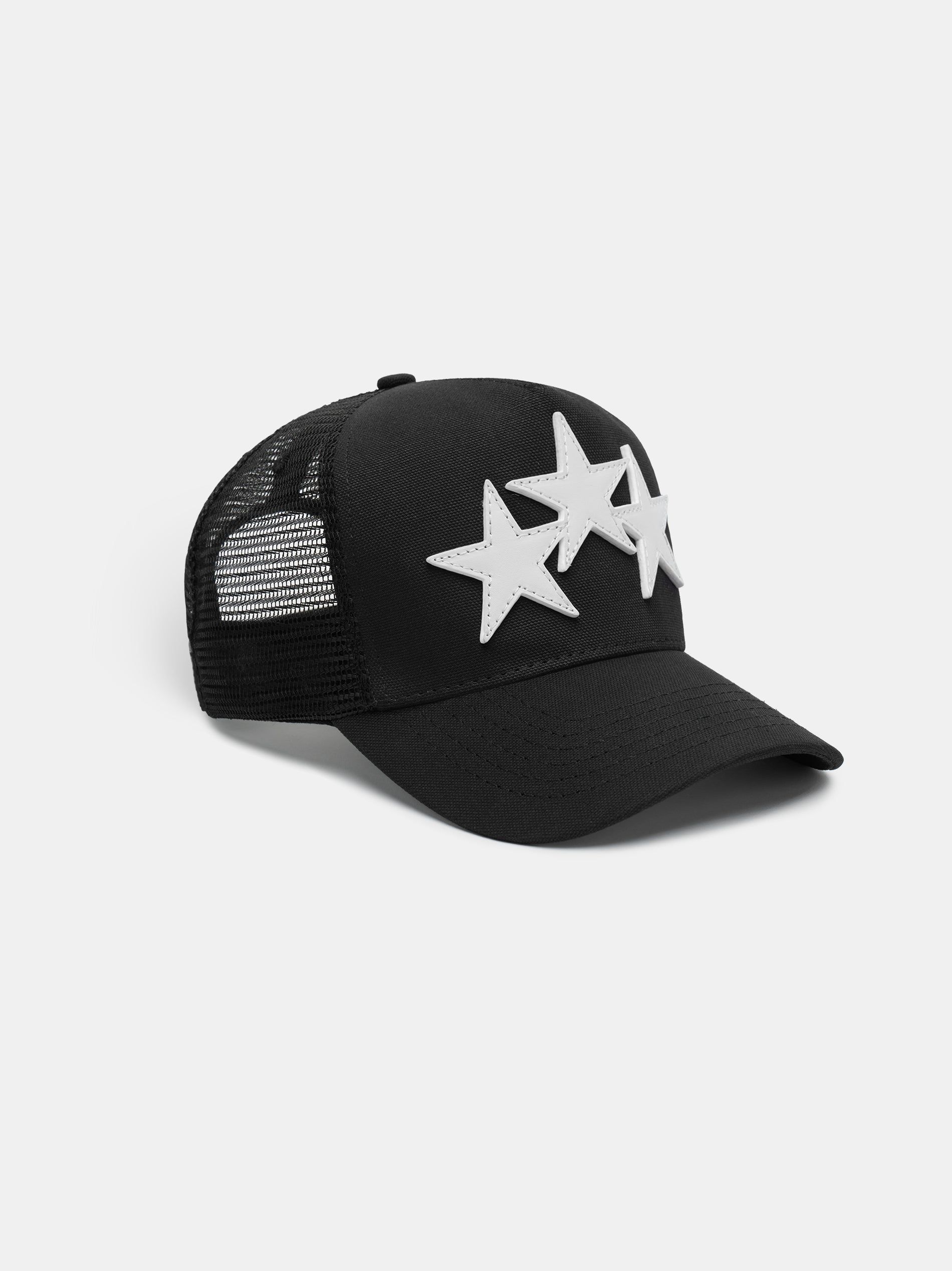 Amiri 3 Star Trucker Hat Men Hats Black / White | QHRLWXK-38