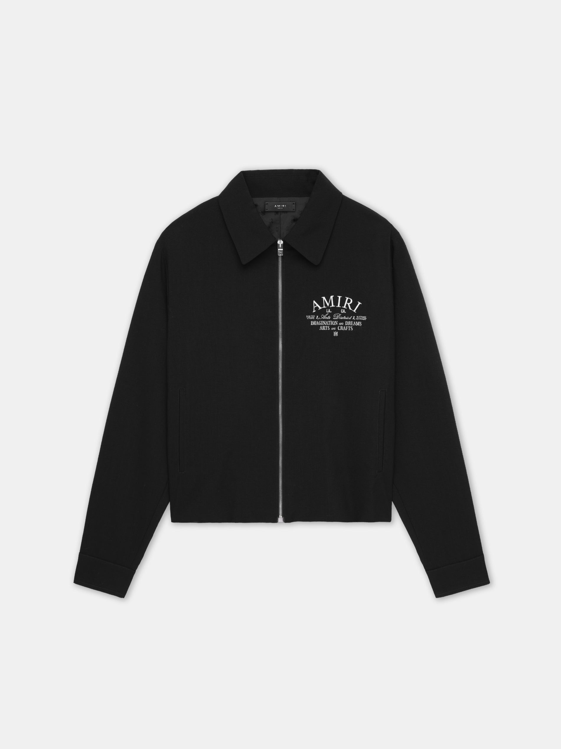 Amiri Arts District Blouson Men Outerwear Black | XEONPTW-73