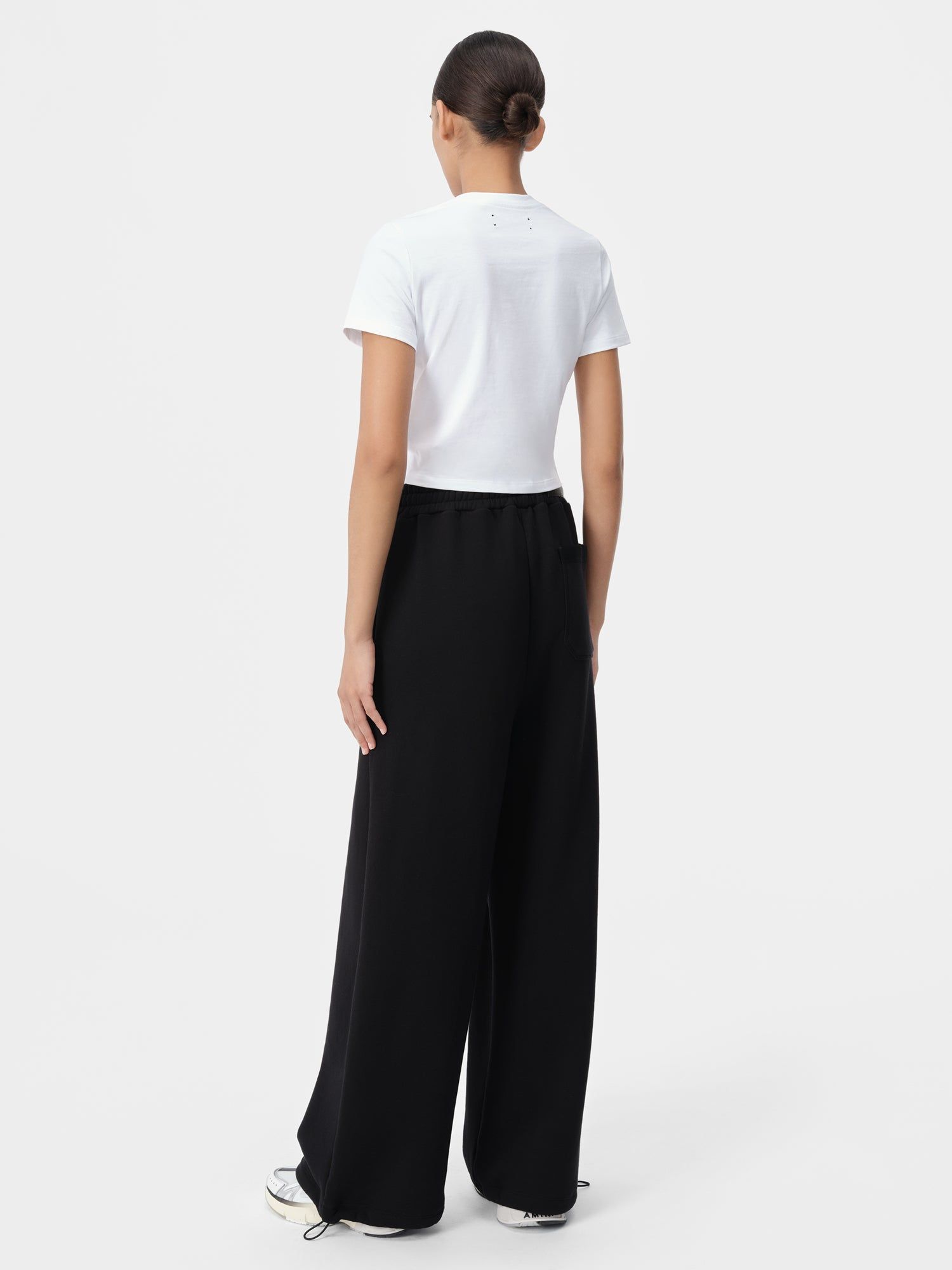 Amiri Arts District Flare Sweatpant Women Shorts Black | FLHZSTN-59