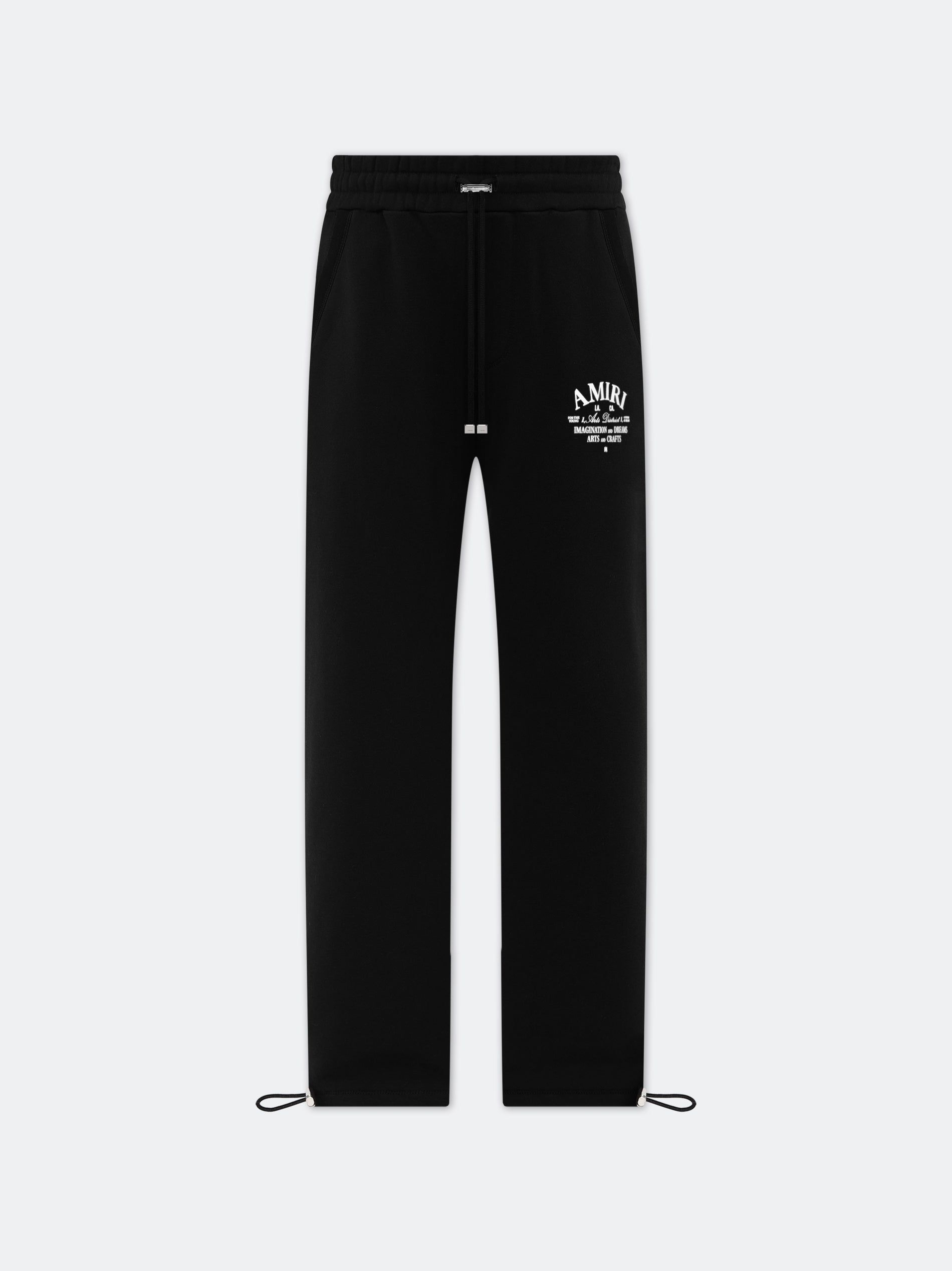 Amiri Arts District Flare Sweatpant Women Shorts Black | FLHZSTN-59