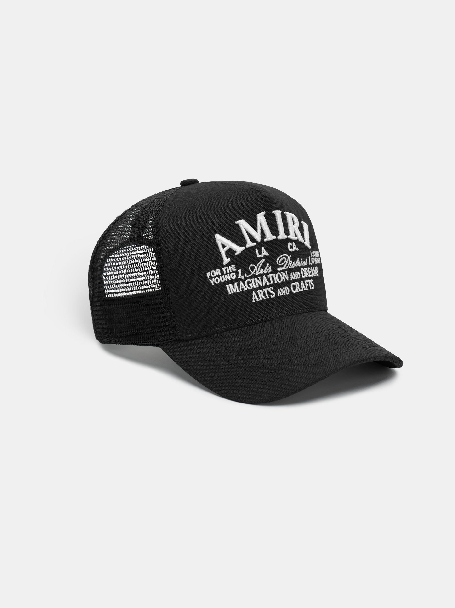 Amiri Arts District Trucker Hat Men Hats Black | HPYGMUF-96