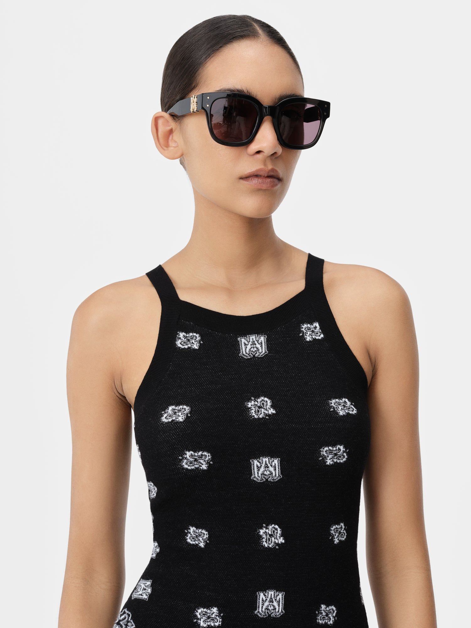 Amiri Bandana Dress Women Knitwear Black | HULDVCT-85
