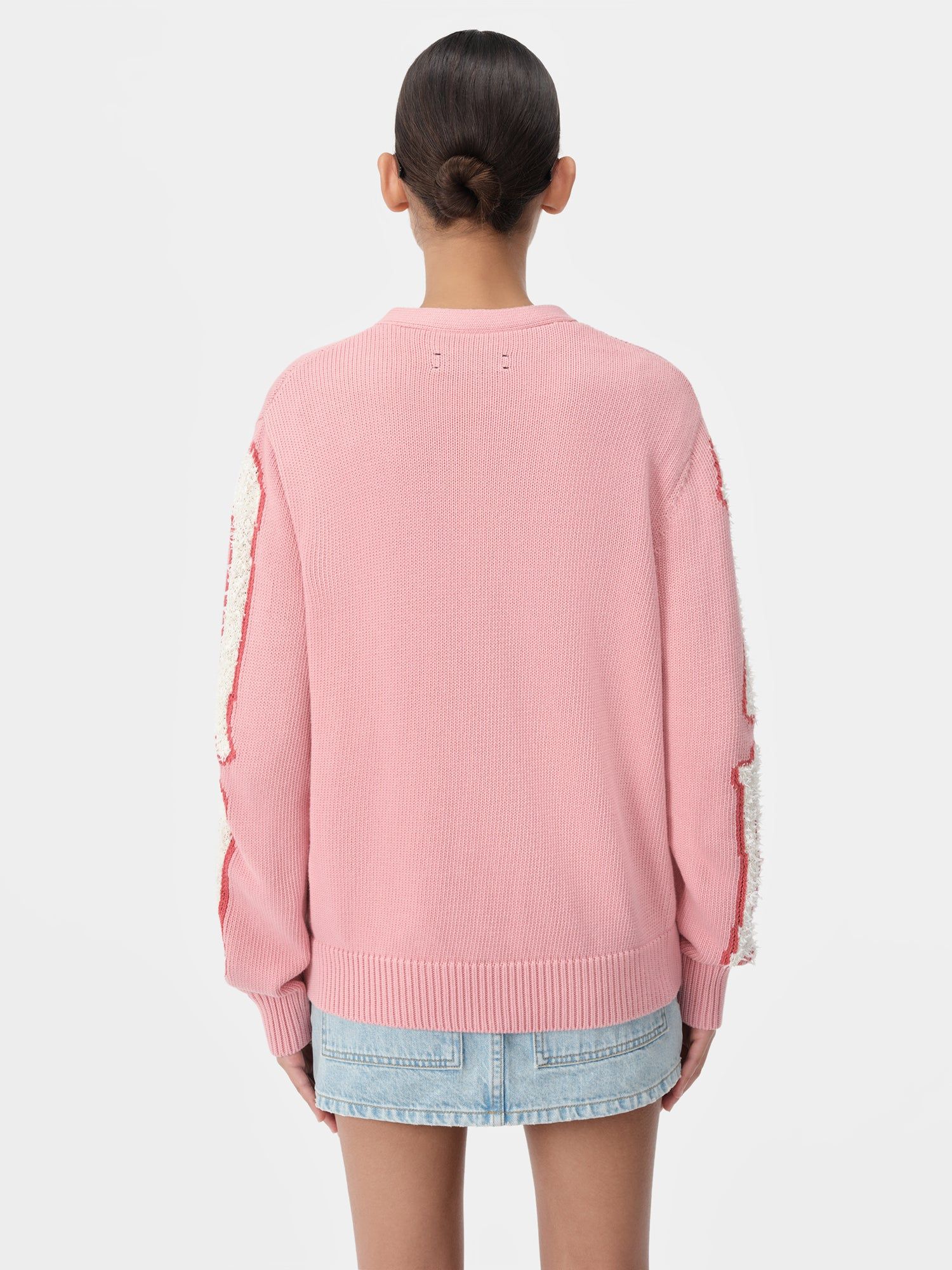 Amiri Bones Cardigan Women Knitwear Pink | GQACBFT-13
