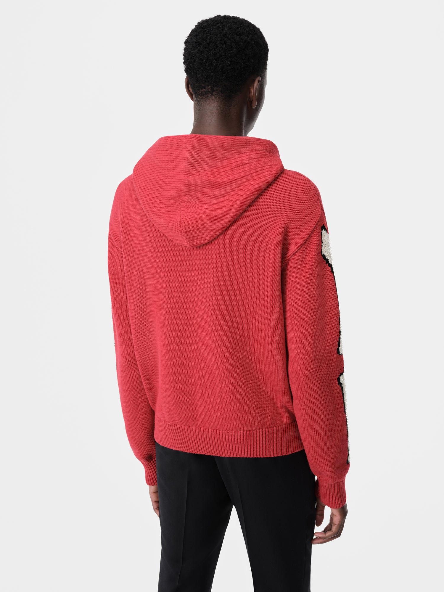 Amiri Bones Hoodie Men Knitwear Red | KJPOHQG-82