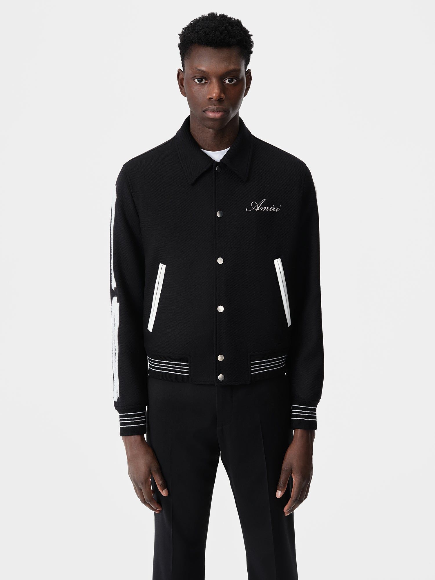 Amiri Bones Jacket Men Outerwear Black White | OXAJGNI-60