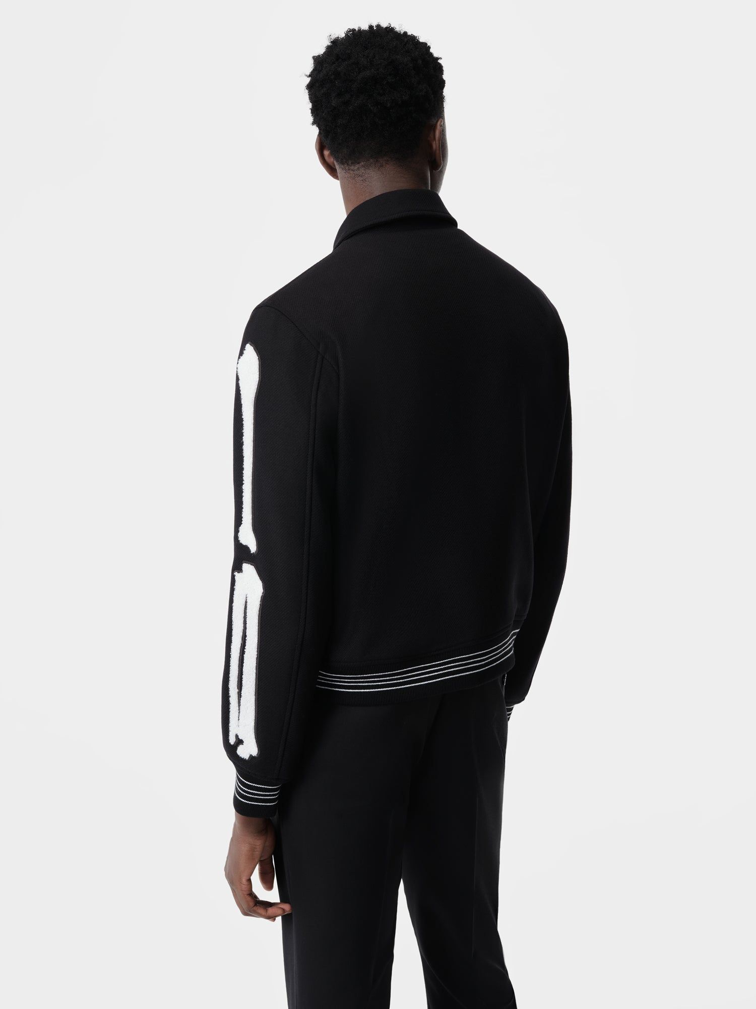 Amiri Bones Jacket Men Outerwear Black White | OXAJGNI-60