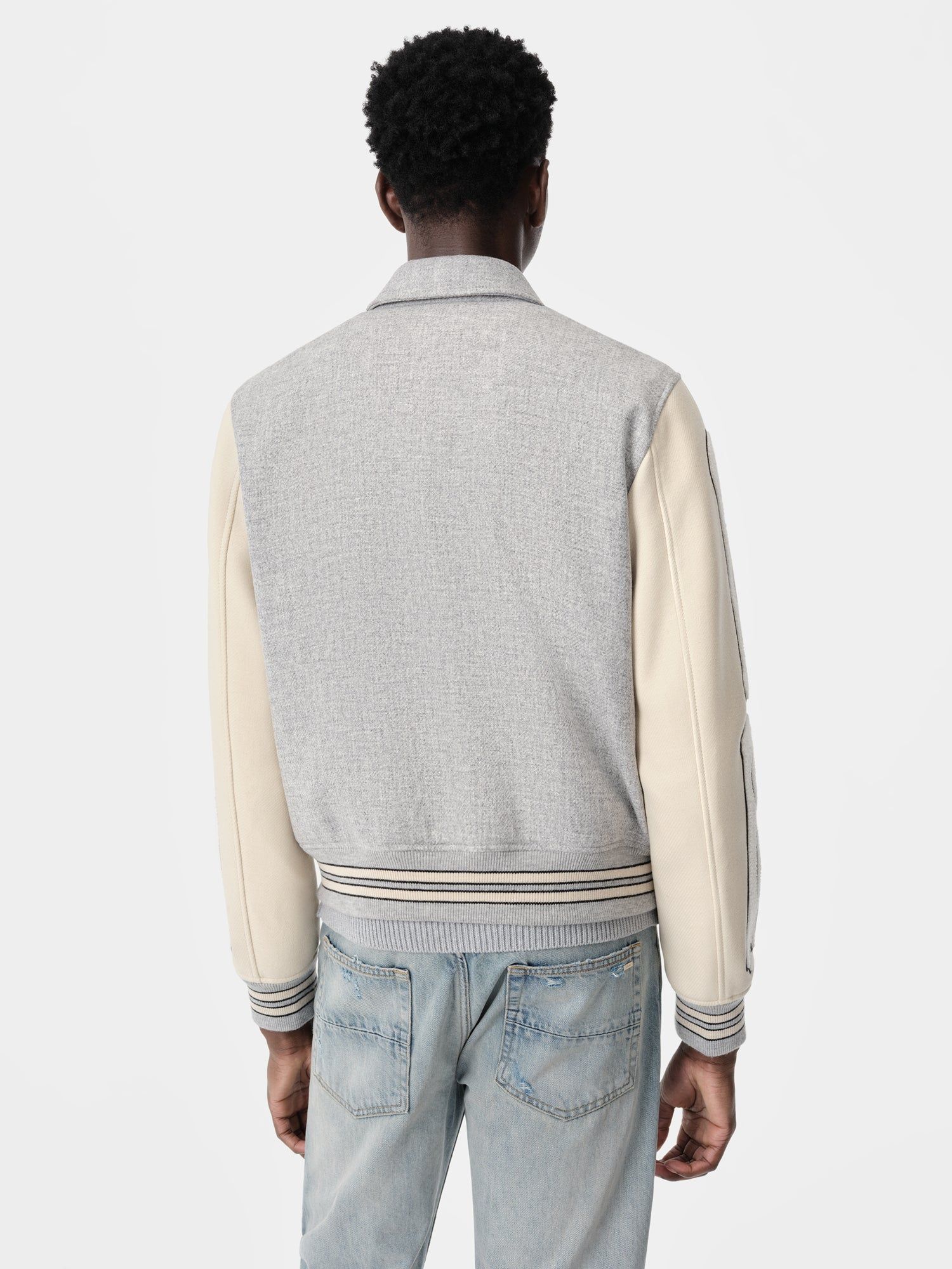 Amiri Bones Jacket Men Outerwear Grey | JMAOUQS-19