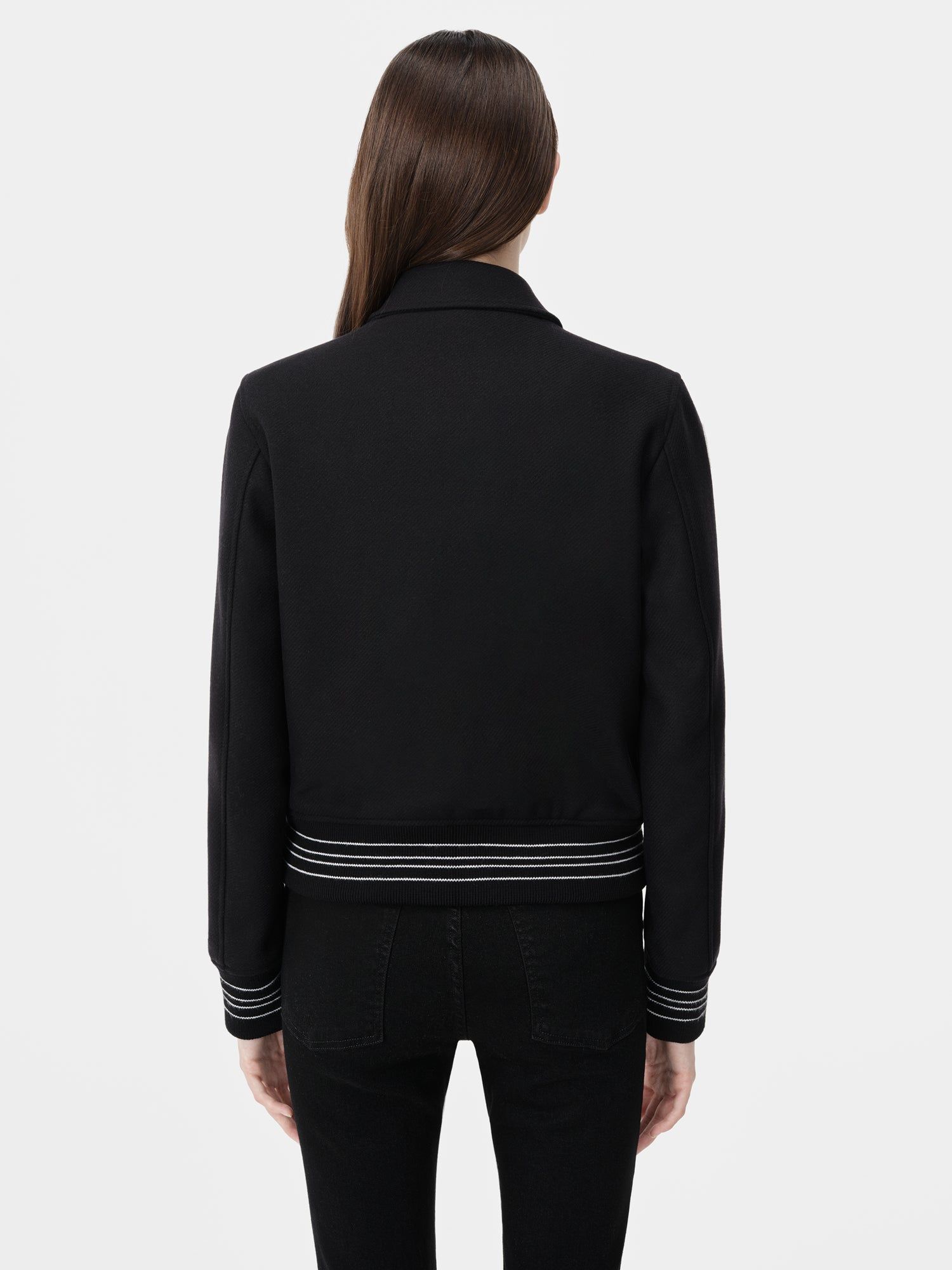 Amiri Bones Jacket Women Outerwear Black | BQVNEUL-79