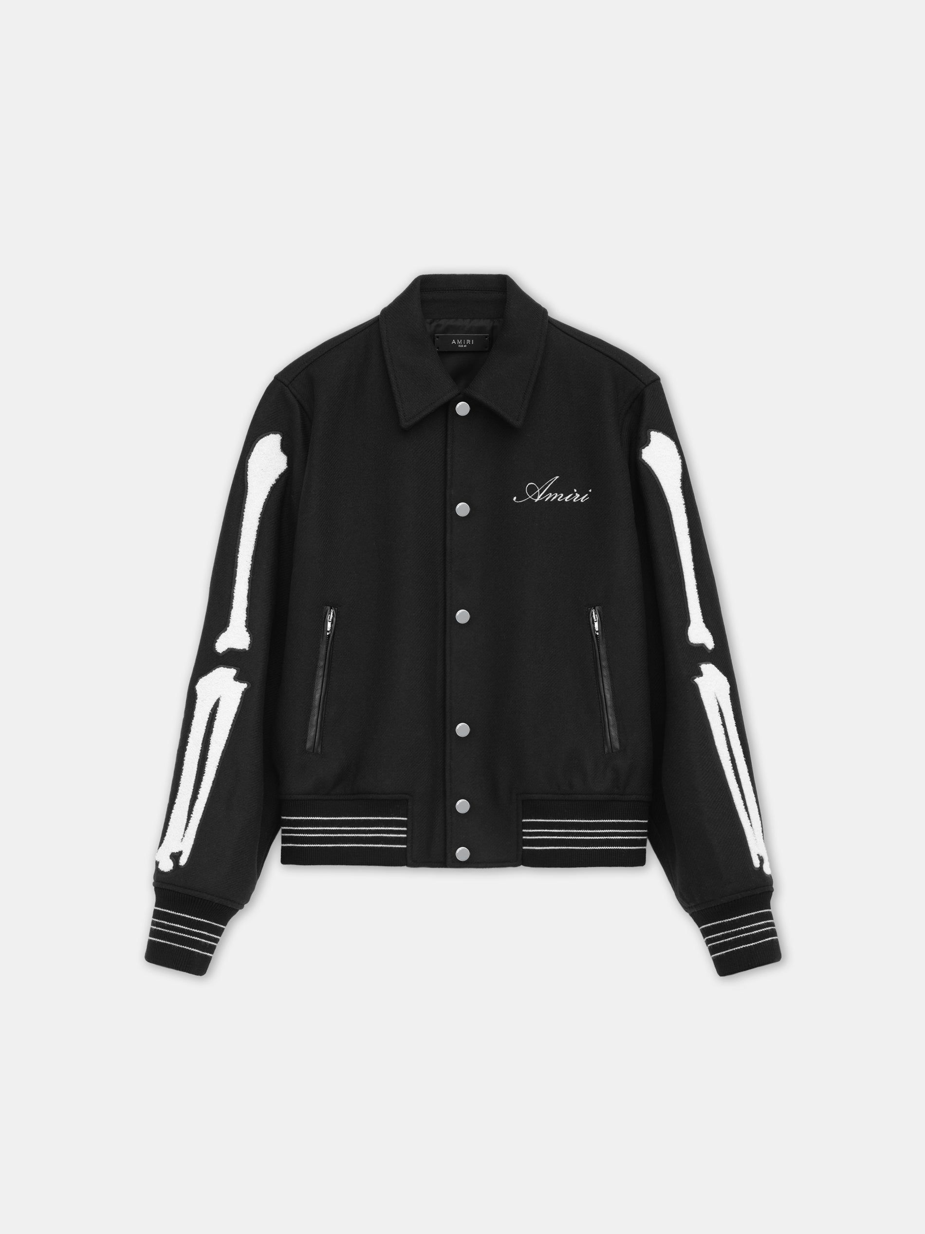 Amiri Bones Jacket Women Outerwear Black | BQVNEUL-79