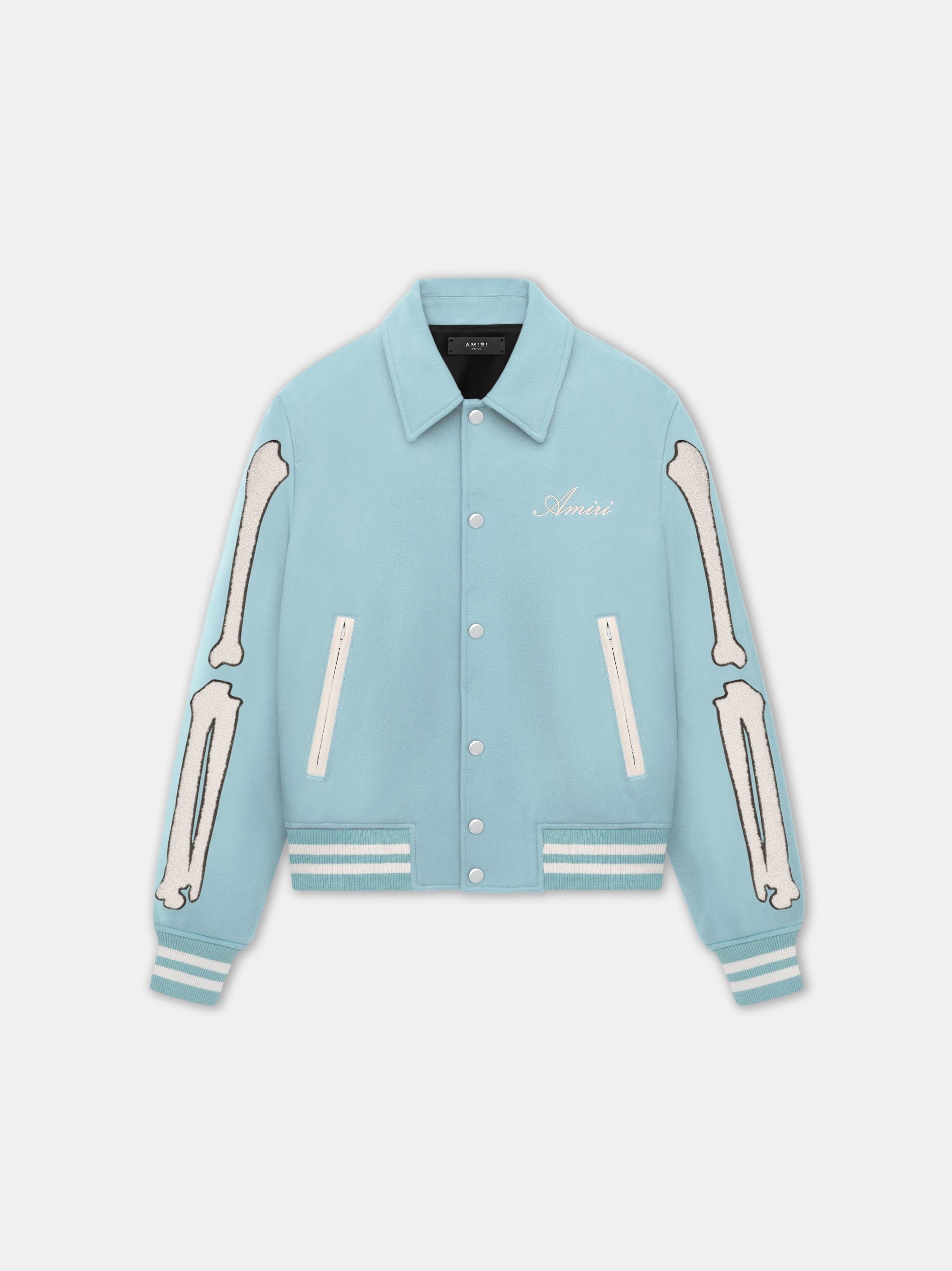 Amiri Bones Jacket Women Outerwear Blue | RFMOVUK-75