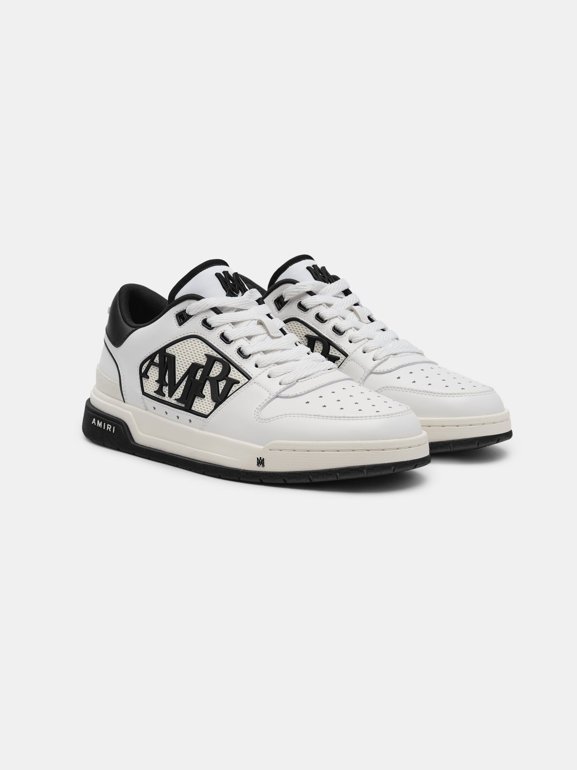 Amiri Classic Low Women Sneakers White Black | NQZVPWY-07