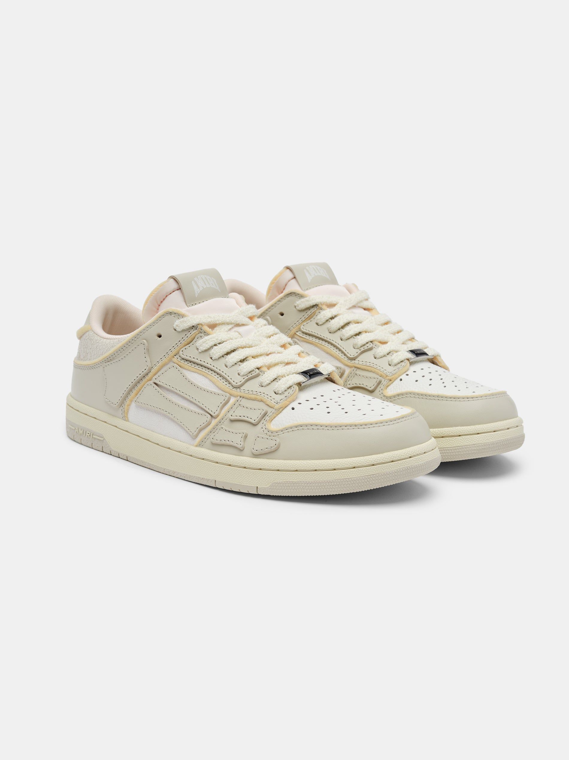 Amiri Collegiate Skel-top Low Women Sneakers White | UAZVPGS-90
