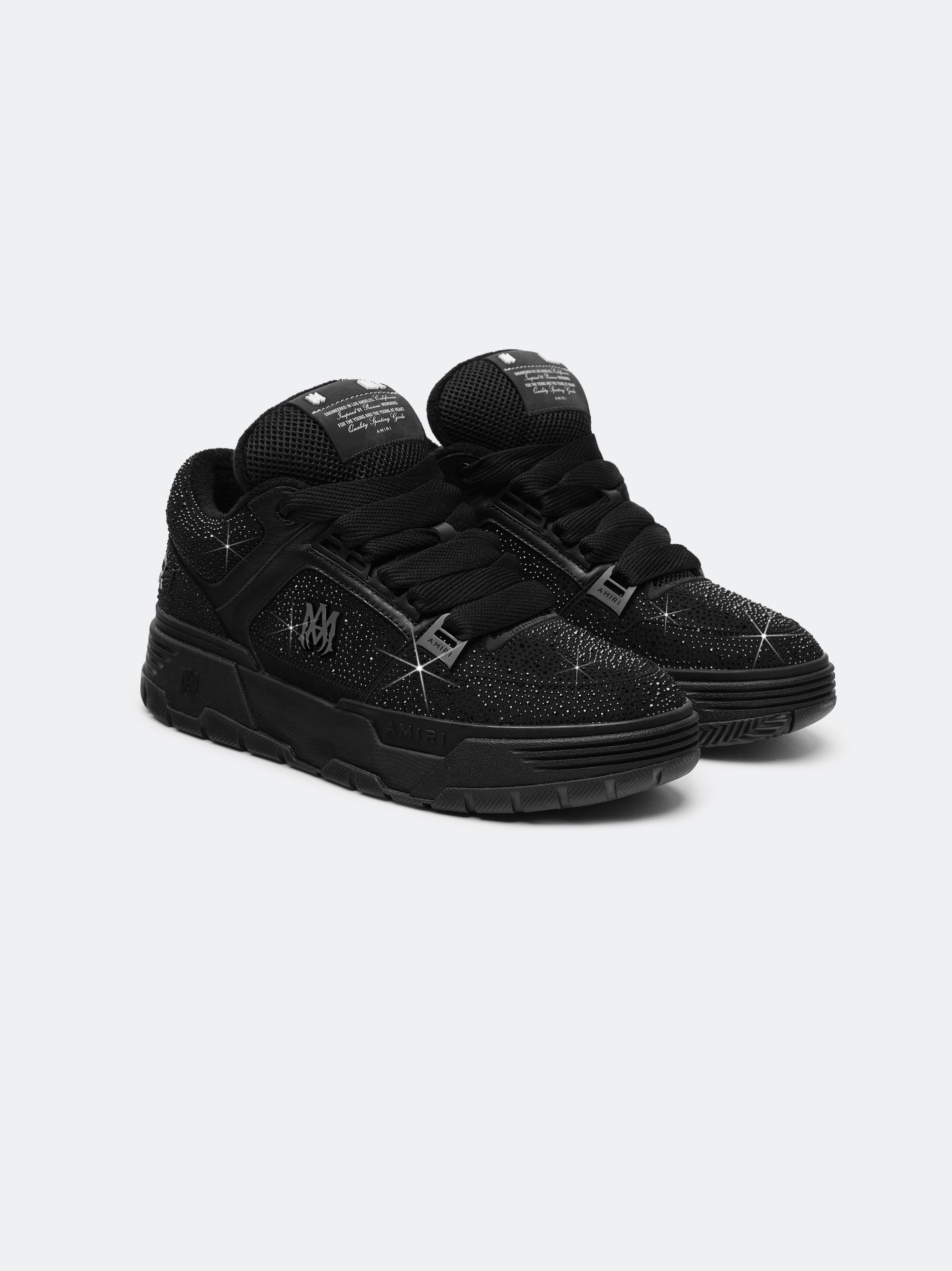 Amiri Crystal Ma-1 Men Sneakers Black | AGLTHPW-85