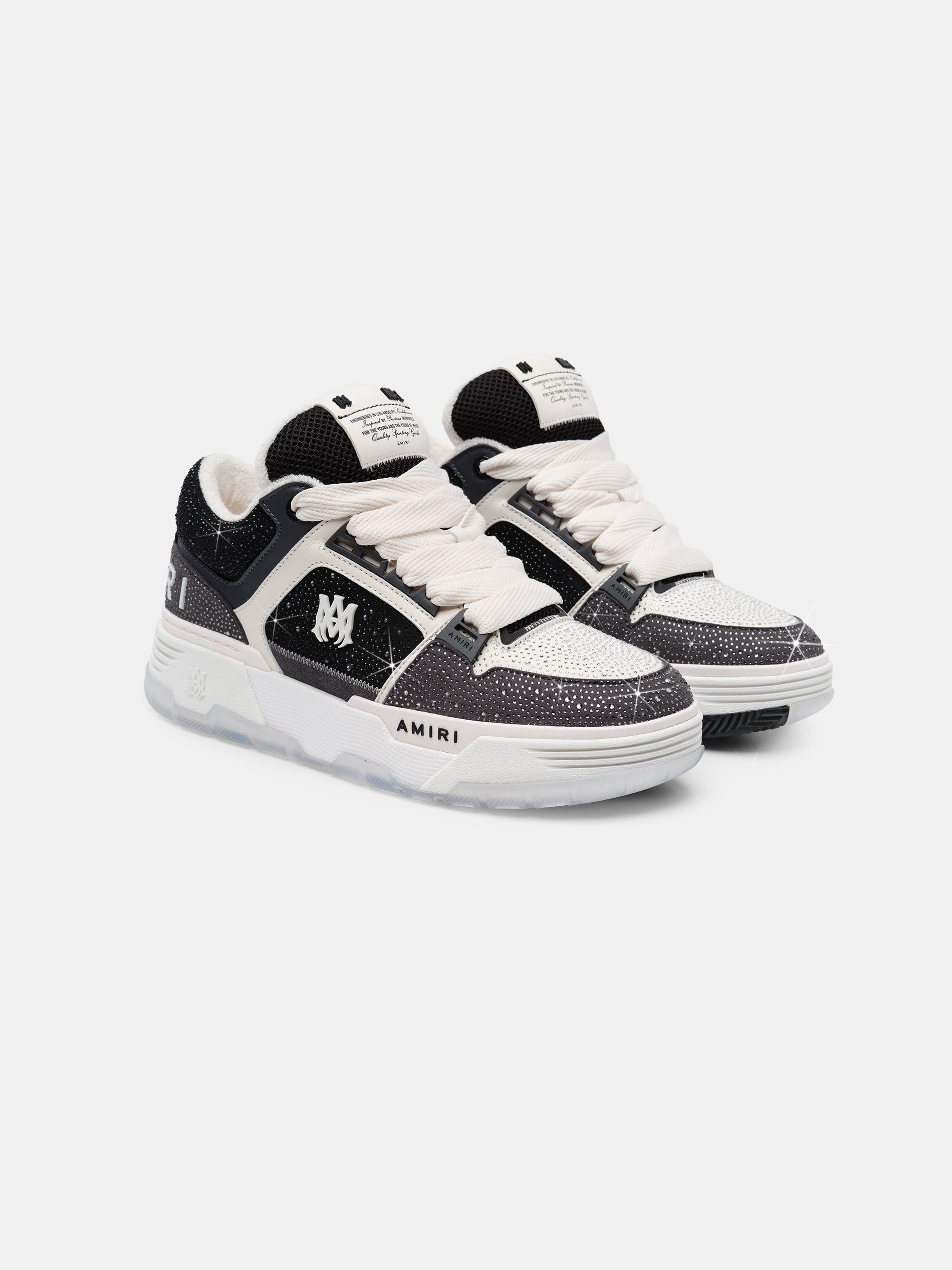 Amiri Crystal Ma-1 Men Sneakers Black | XIHSGQU-82