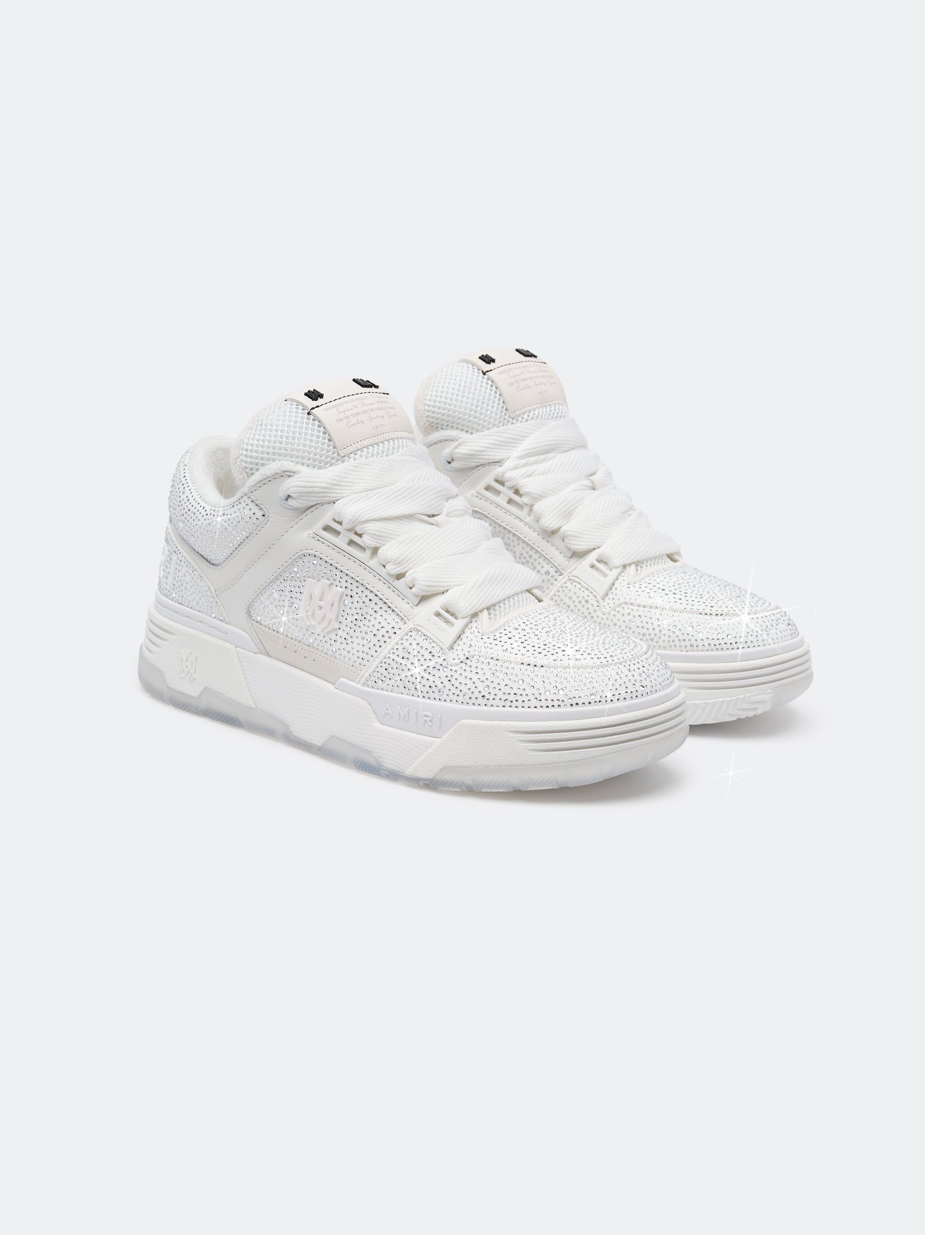 Amiri Crystal Ma-1 Men Sneakers White | NMVXGAU-50