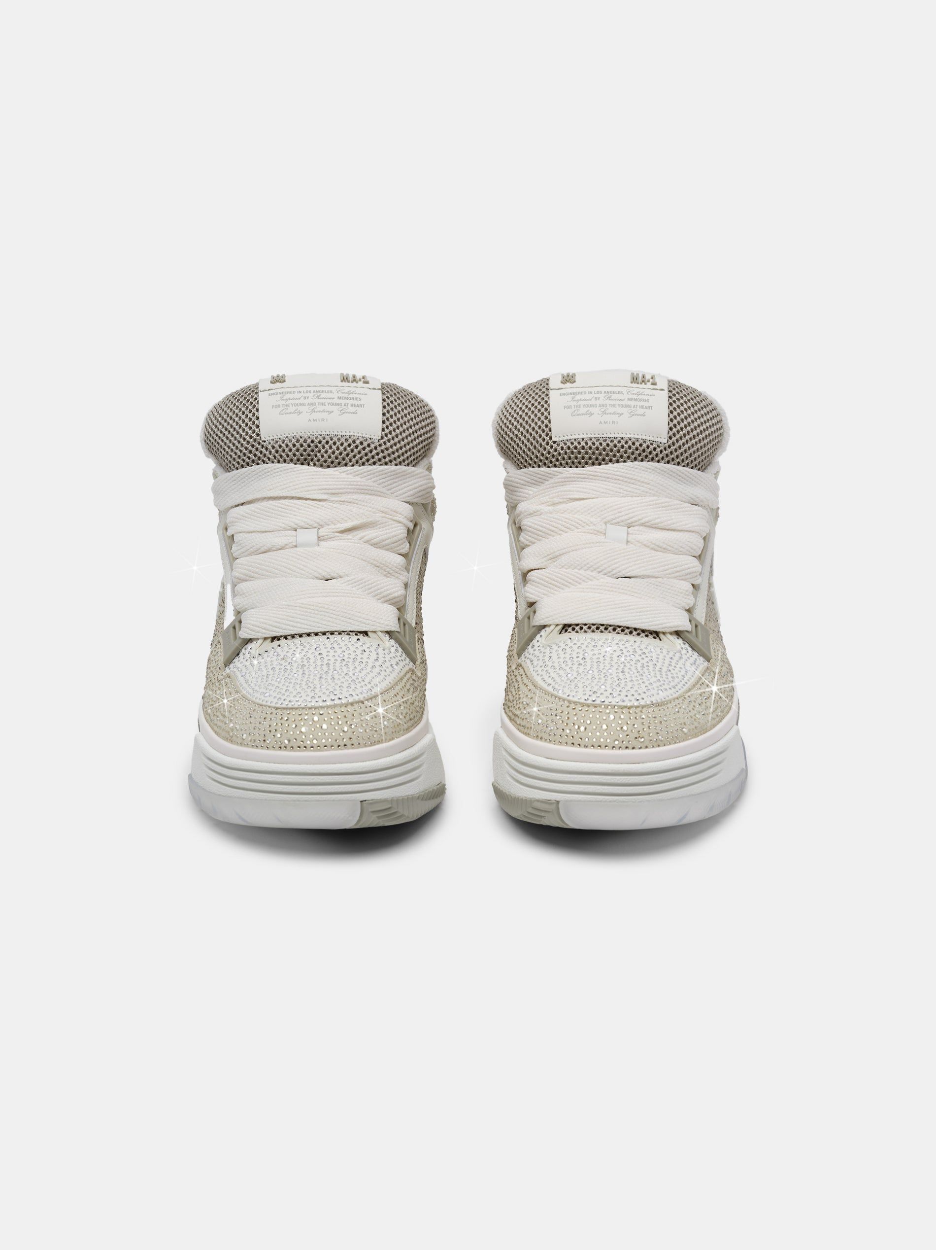 Amiri Crystal Ma-1 Women Sneakers Alabaster | NDKUJLC-40
