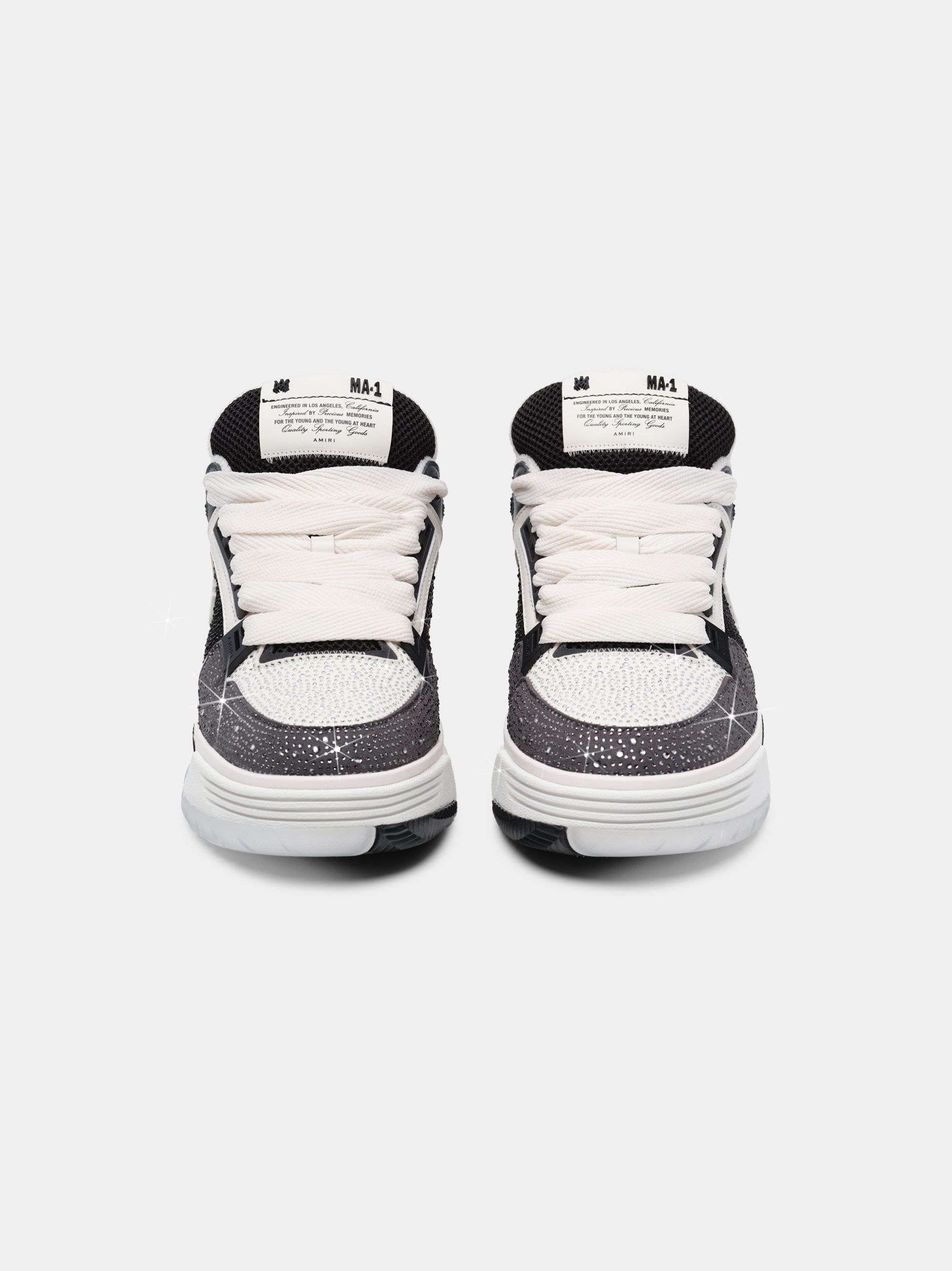 Amiri Crystal Ma-1 Women Sneakers Black | EAOPFRN-70