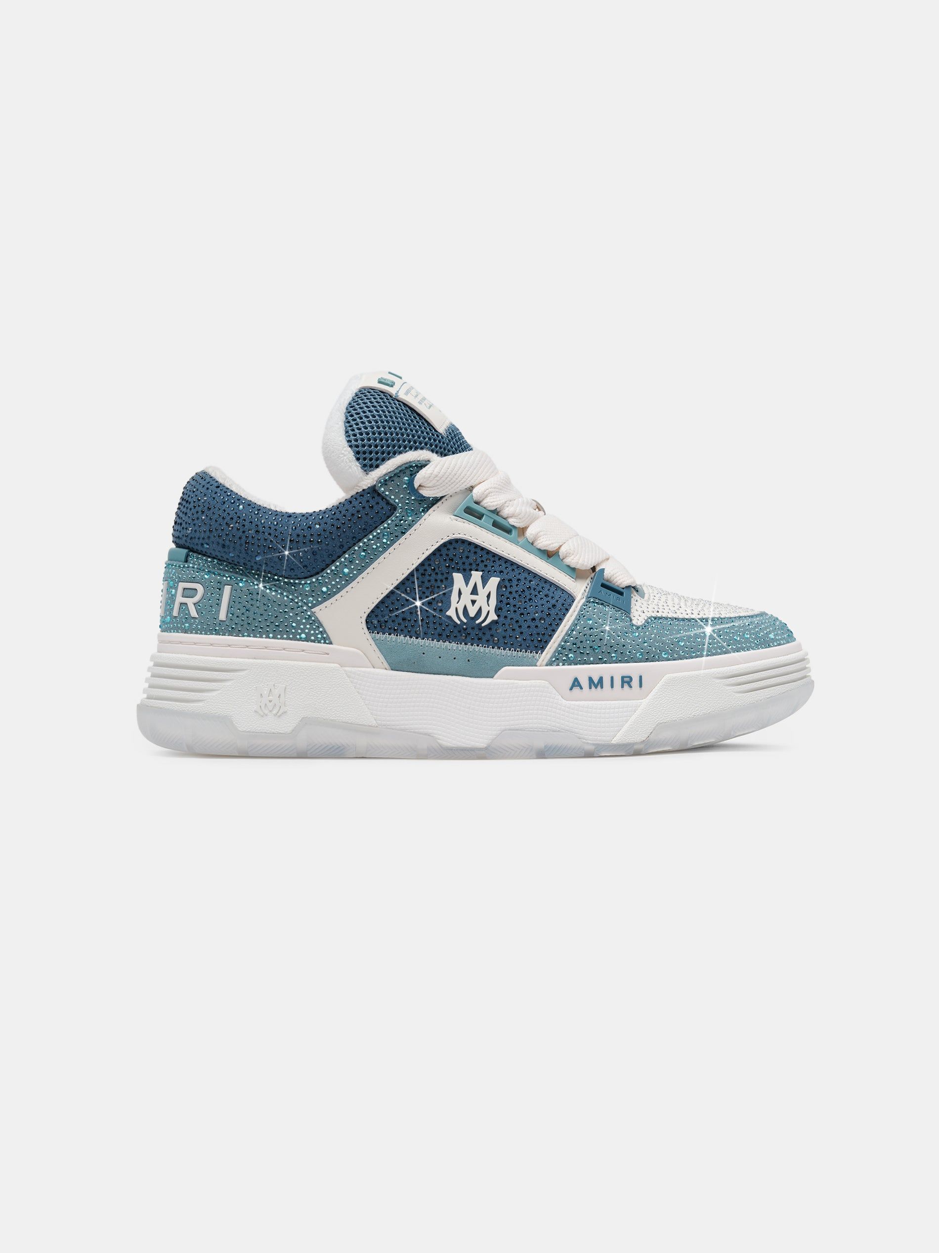 Amiri Crystal Ma-1 Women Sneakers Blue | UAVWZIE-95