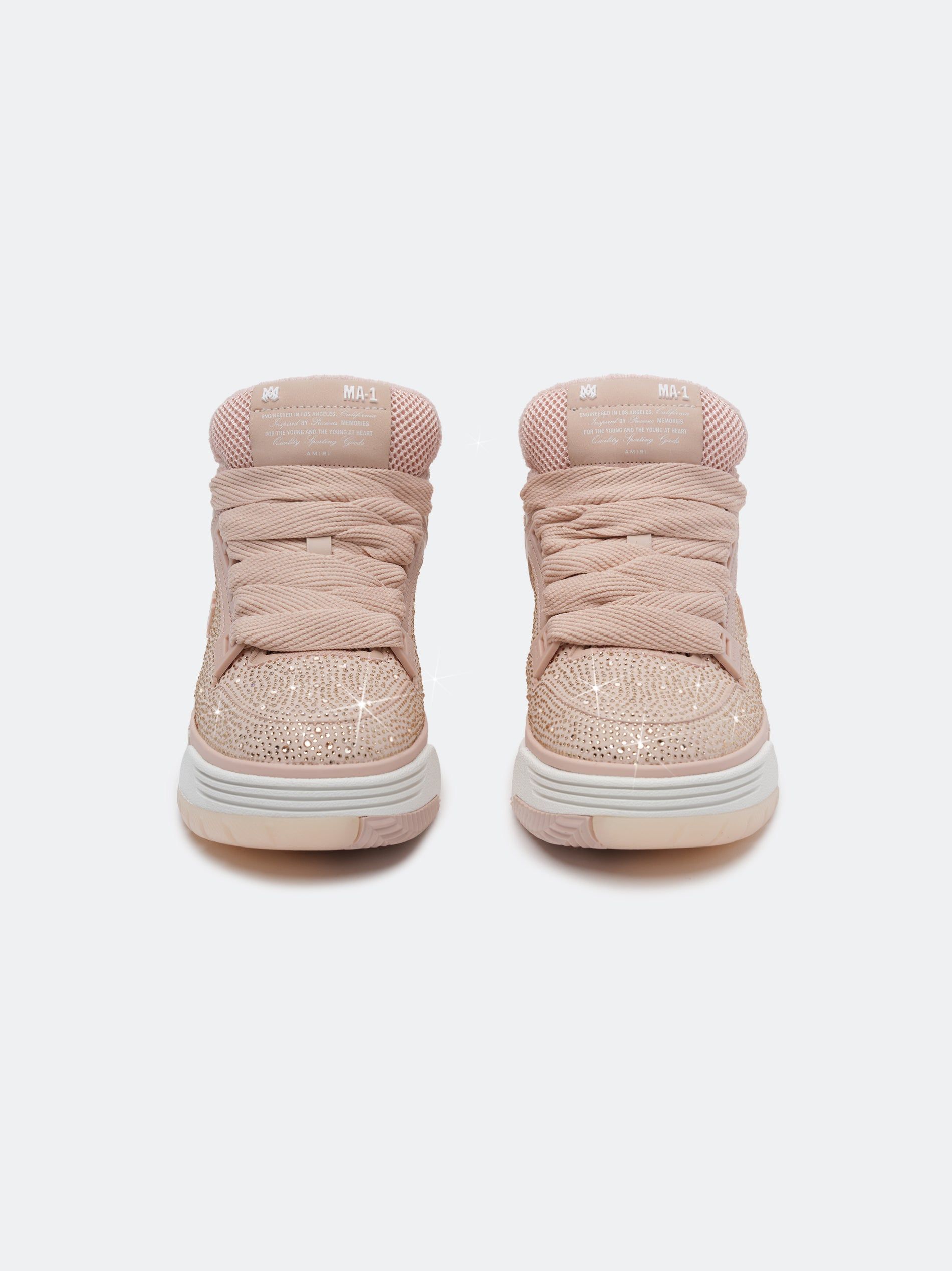 Amiri Crystal Ma-1 Women Sneakers Pink | OGEYPLQ-87