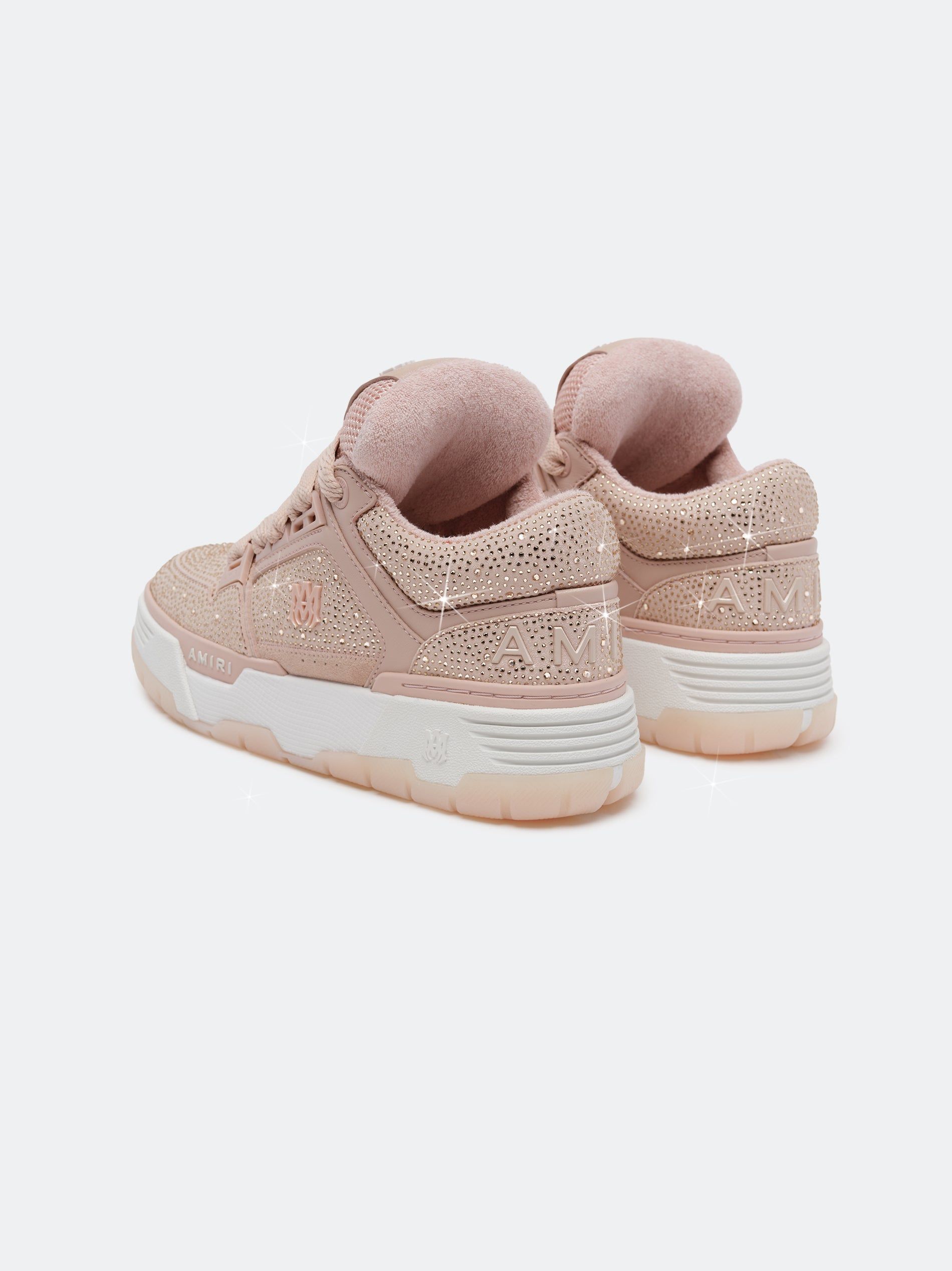 Amiri Crystal Ma-1 Women Sneakers Pink | OGEYPLQ-87
