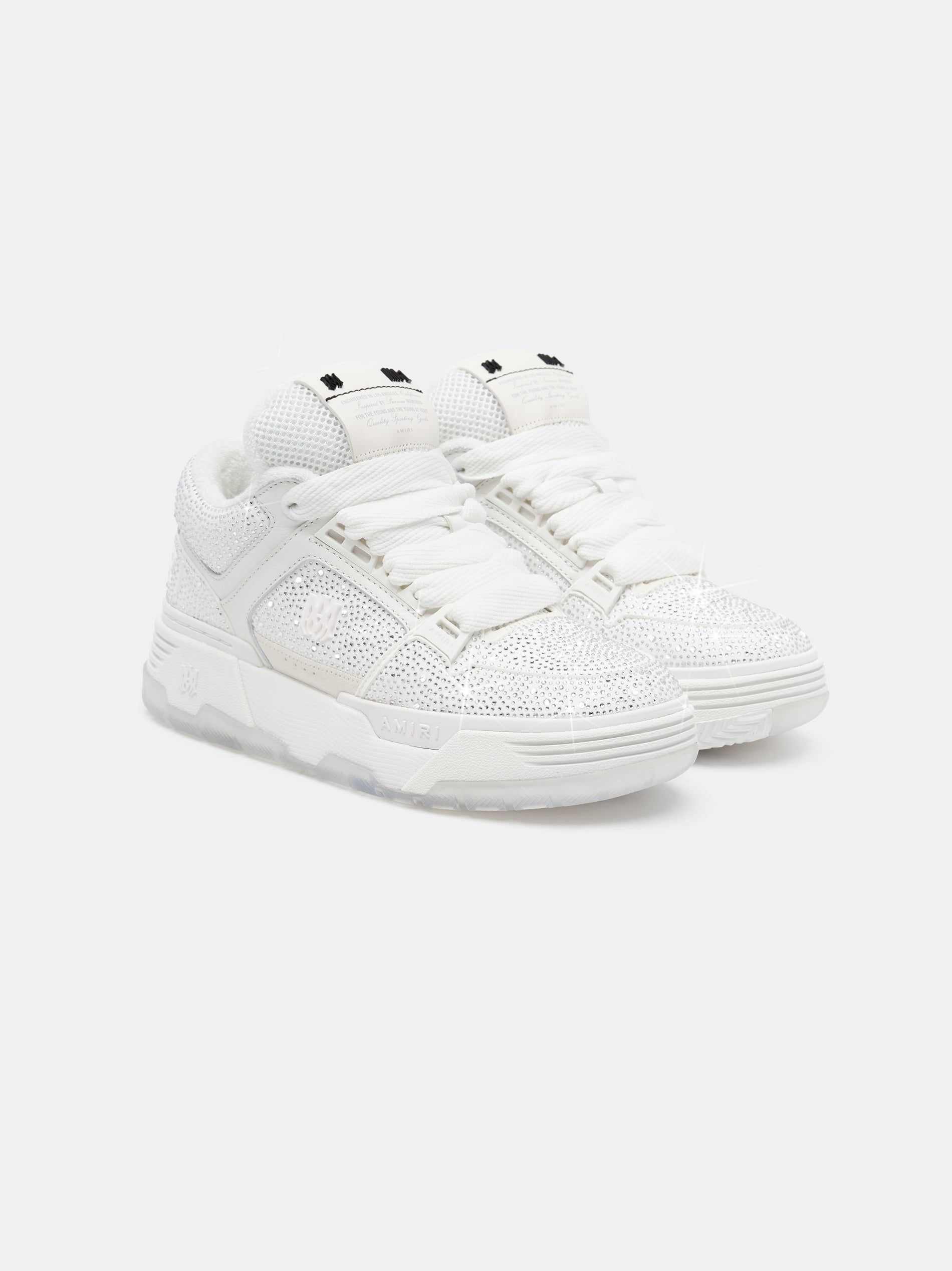 Amiri Crystal Ma-1 Women Sneakers White | ZOLBGCW-02