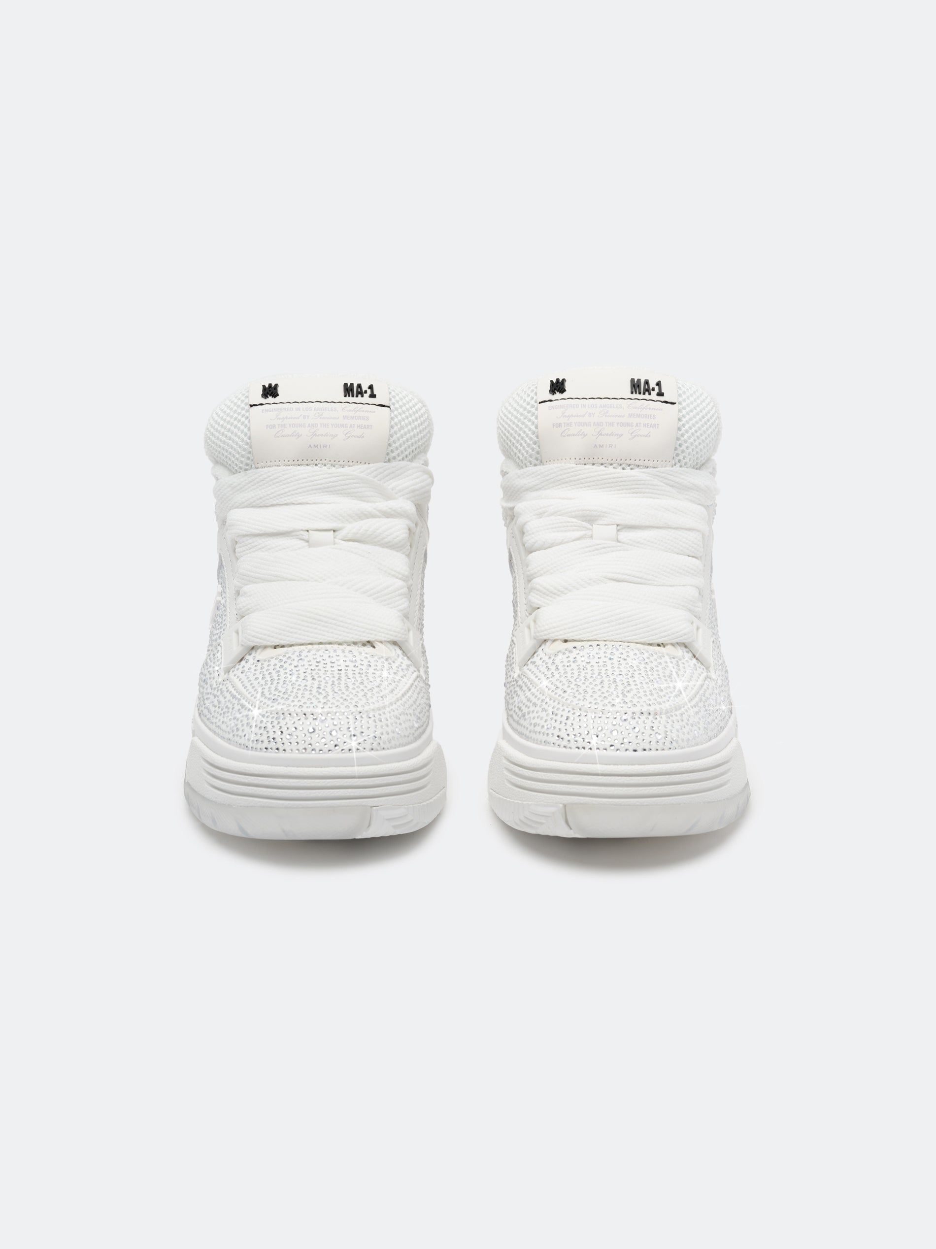 Amiri Crystal Ma-1 Women Sneakers White | ZOLBGCW-02