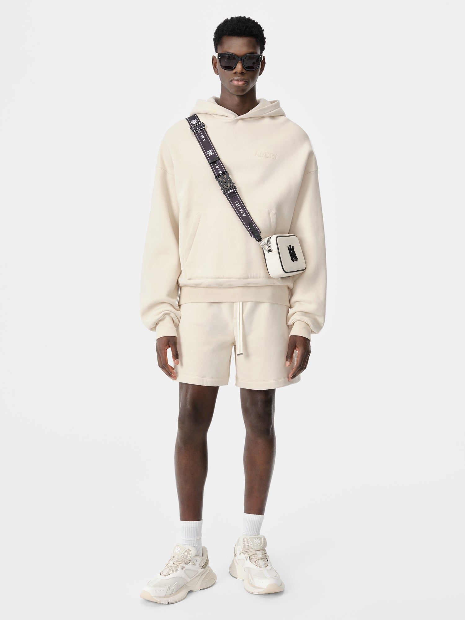 Amiri Embroidered Short Men Shorts Birch | ESRGUWI-41