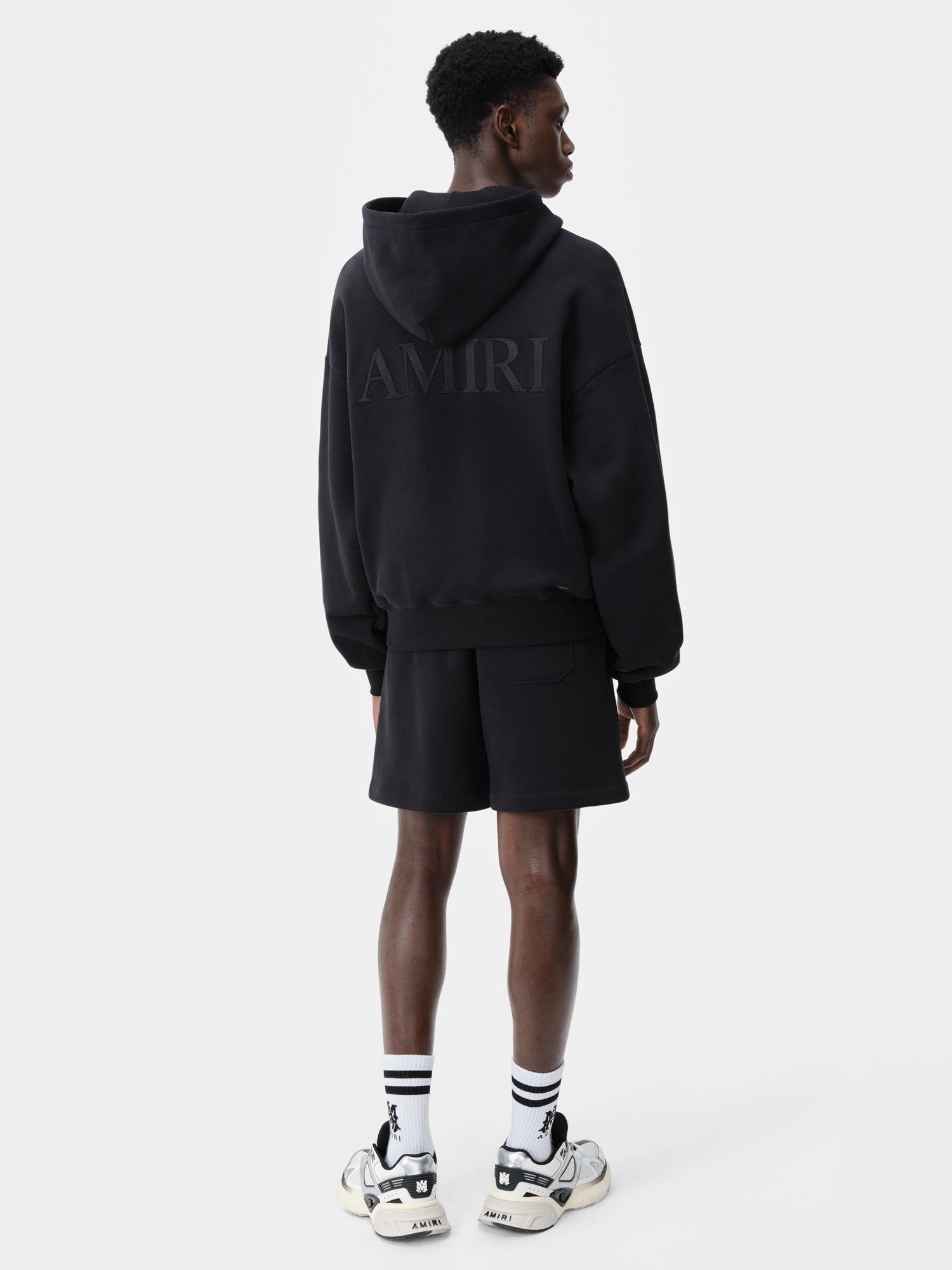Amiri Embroidered Short Men Shorts Black | GUNLXZD-76